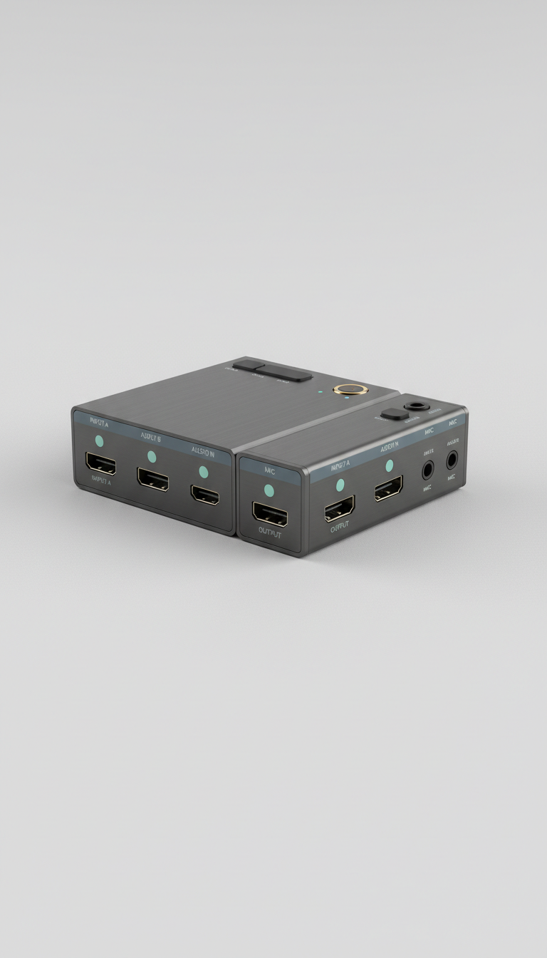 Modulare Capture Card aus gebürstetem Aluminium