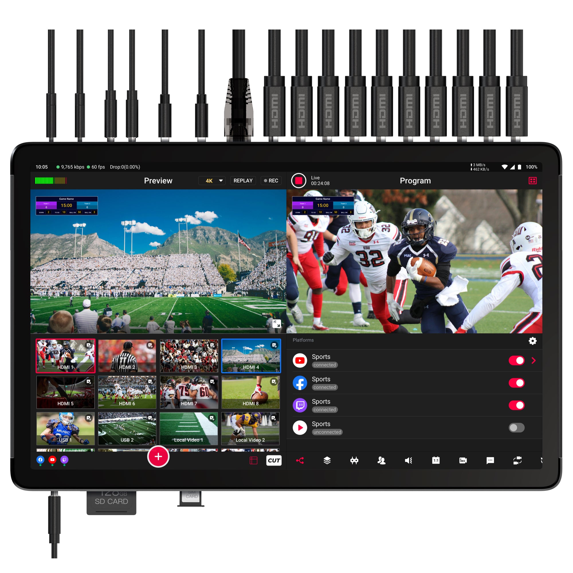 Amazon.com : CaTeFo Video Rig Kit for YoloLiv Cage