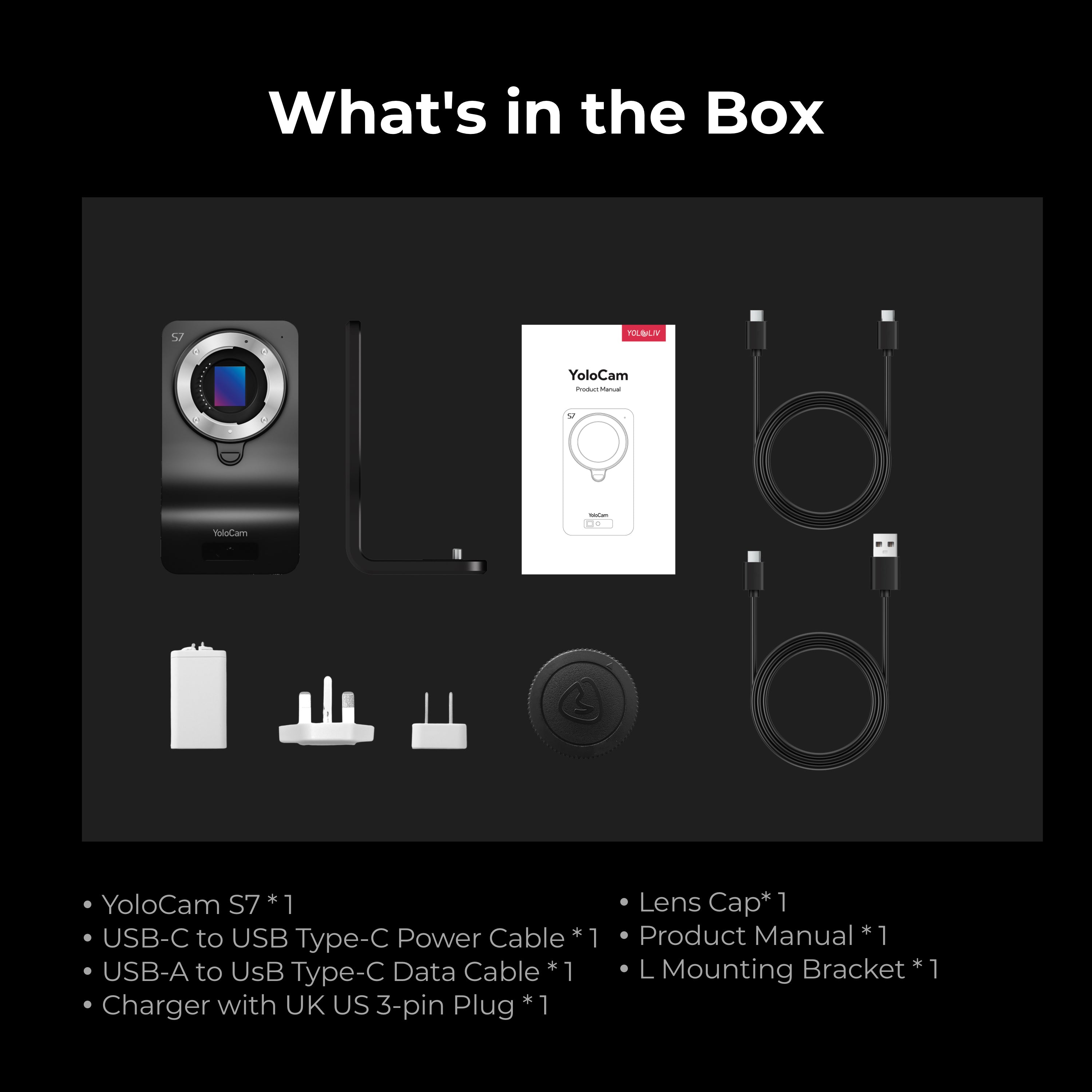 YoloLiv YoloCam S7 とレンズと三脚セット 配信用 YoloCam S7 – YoloLiv Official Store