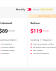 YoloCast Plans：Monthly/Annually